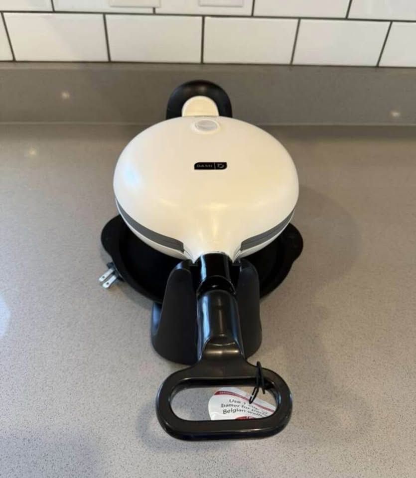 Flip Belgium Waffle Maker - Non Stick- Various Colors