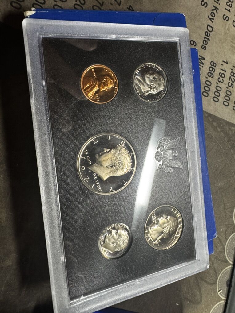 7 - 1971 & 1972 US Mint Proof Sets