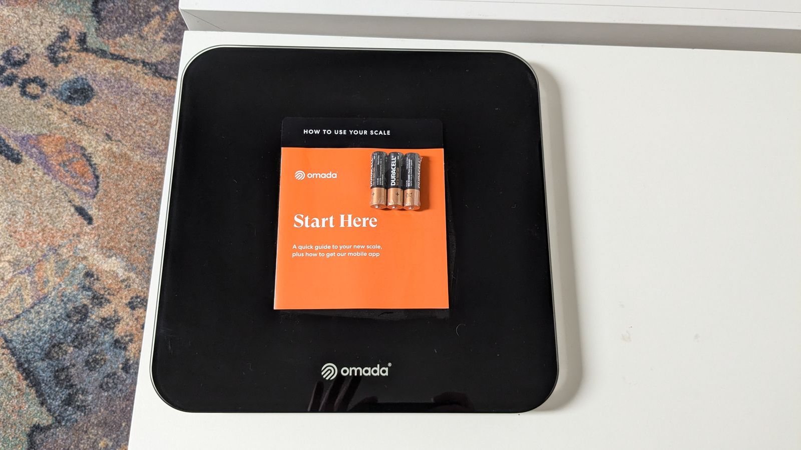 Omada Digital Smart Health Scale with App Connectivity and Guide NEW