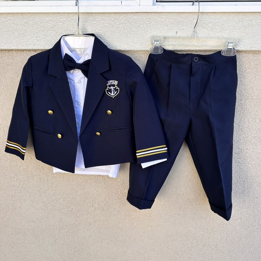 Little Boys Captain Dress Suit
