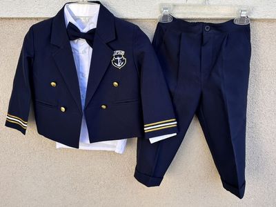 Little Boys Captain Dress Suit
