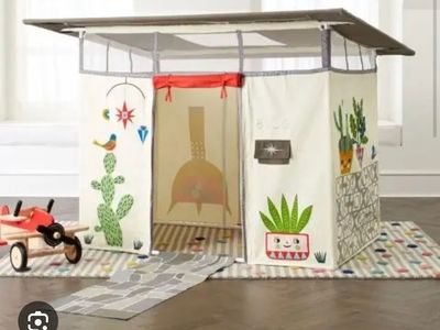Crate & Kids Crate and Barrel Palm Springs Canvas Playhouse