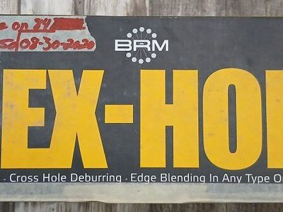 New Used Once 4-1/8 240 Grit Cylinder Bore Hone / Dingle Ball Hone