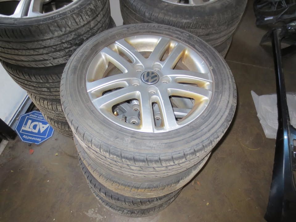 2010-2018 VW Volkswagen Jetta Golf Wheels Set With TMPS sensors 205/55R16