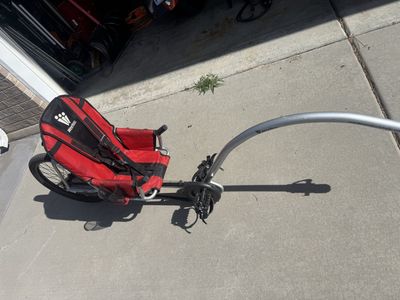 Weehoo iGo Blast Red Bicycle Pedal Trailer - Child Bike Attachment