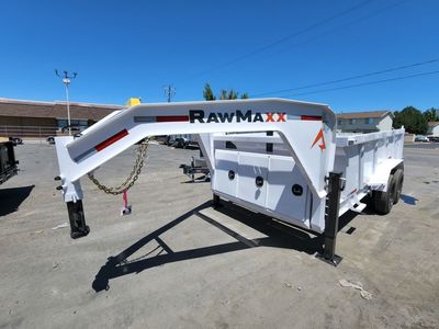 2026 RawMaxx 7X14 Gooseneck LPXT 14K with 36 Side"