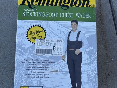 Remington Supra-Tex Stocking-Foot Chest Wader Size L