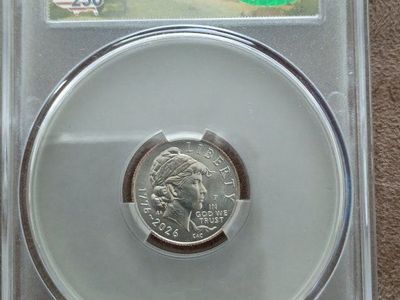 1776-2026-P CAC MS63 Emerging Liberty 10C Coin