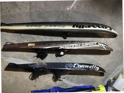 3 PRO COMPETITION WATER SKIS DOUBLE BOOT SLALOM WATER SKI