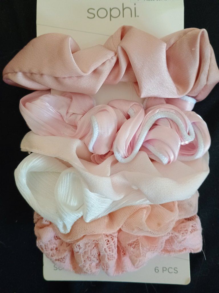 Sophi 6-Piece Pastel Scrunchie Set