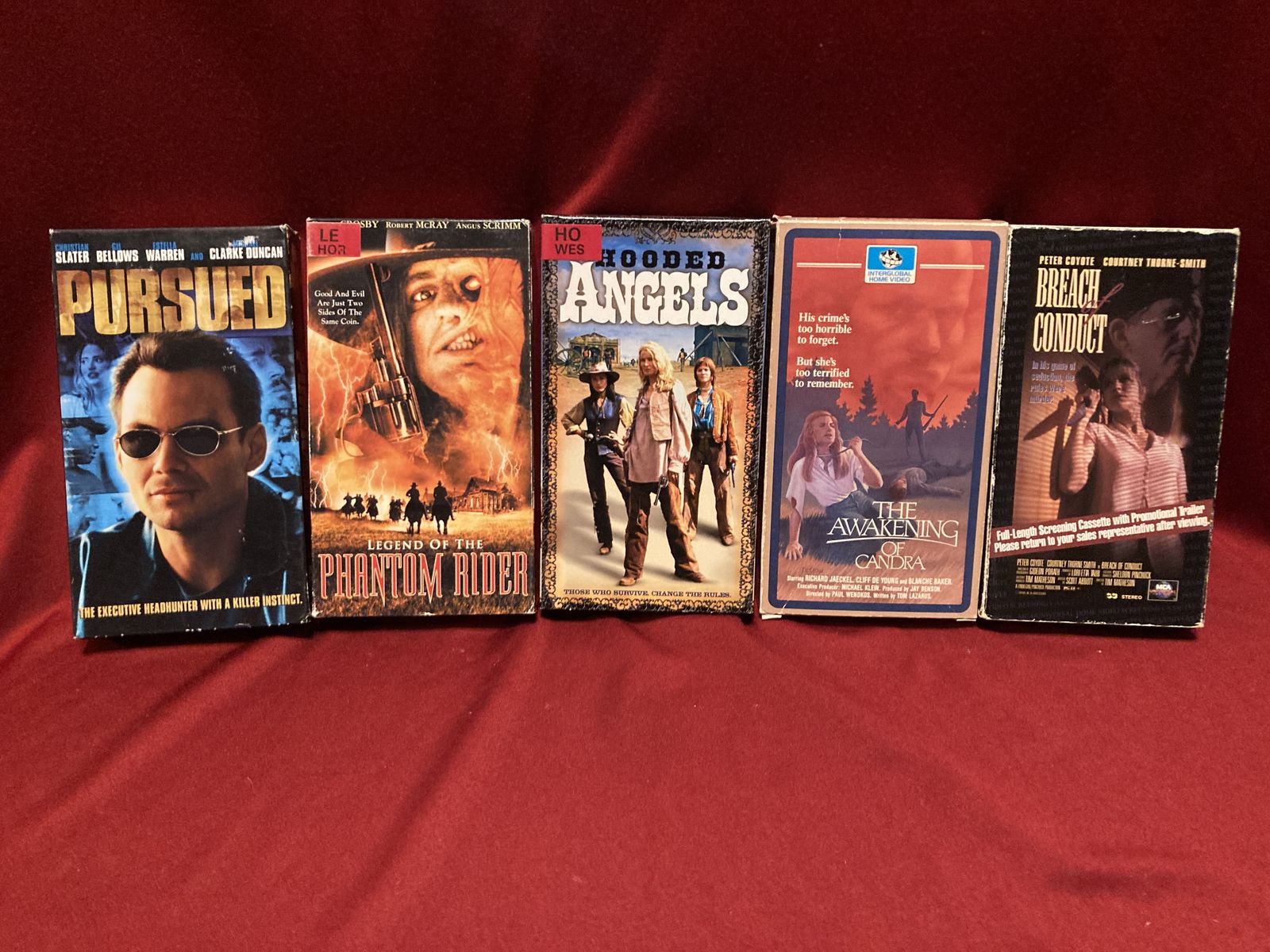 Vintage VHS Rare Comedy Action Horror Sci Fi 5 Dollars Each