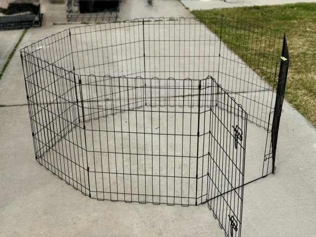 8-Panel Metal Pet Exercise Pen (30" Tall)