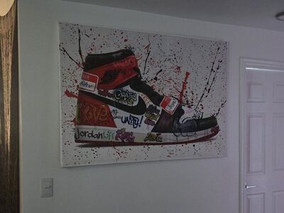 Jordan shoe picture print