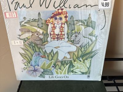 Paul Williams Life Goes On Vinyl LP Record - A&M Records (Shrink Wrap)