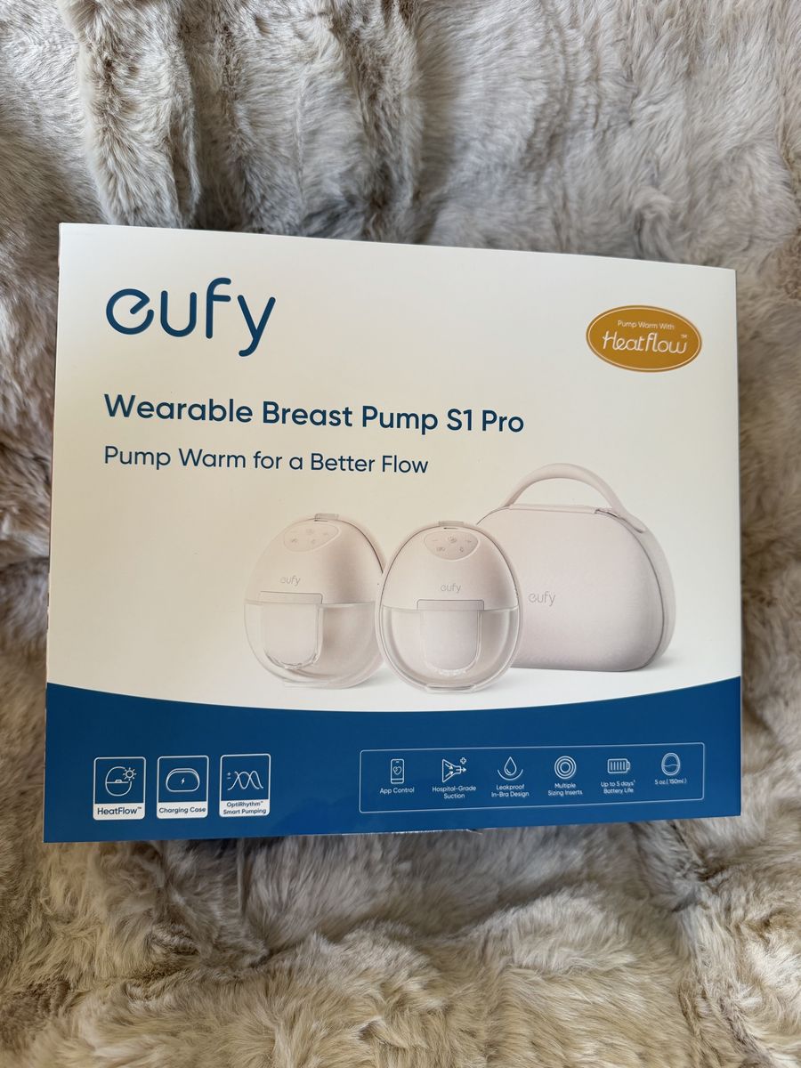 Eufy Wearable Breast Pump S1 Pro with HeatFlow - New in Box for Optimal Milk Flow