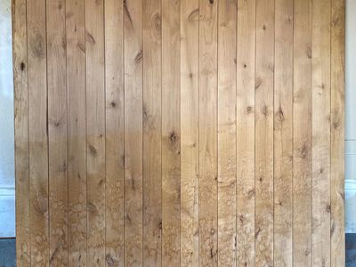 Rustic Knotty Alder Barn Door – 74” x 84” – Solid Wood