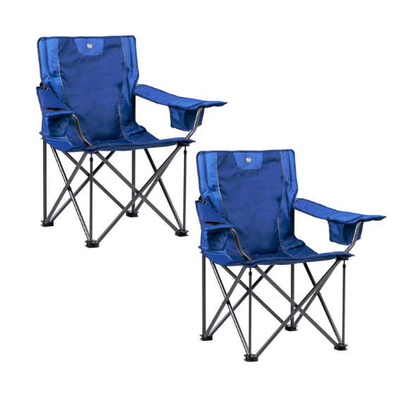 Timber Ridge Oversize Quad Chair, 2-pack - Camping Hunting Tailgating