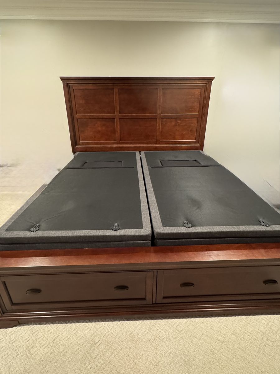 Beautiful King Platform Bed Frame