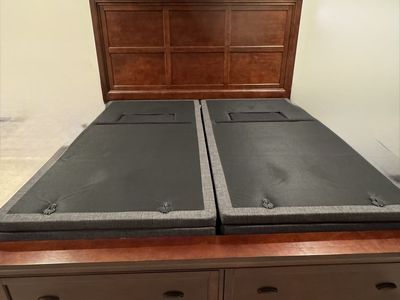 Beautiful King Platform Bed Frame