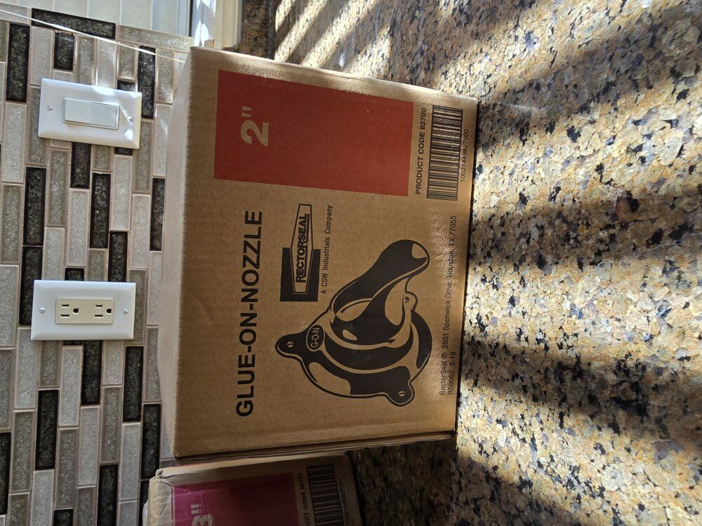 All Plumbers...Rectorseal Glue On Nozzle