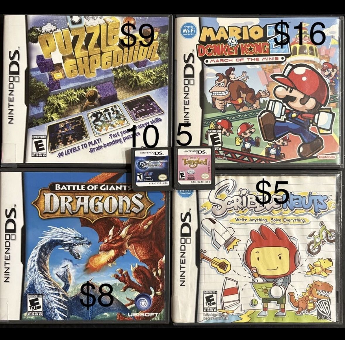Nintendo DS & Gameboy Games Starting @ $5