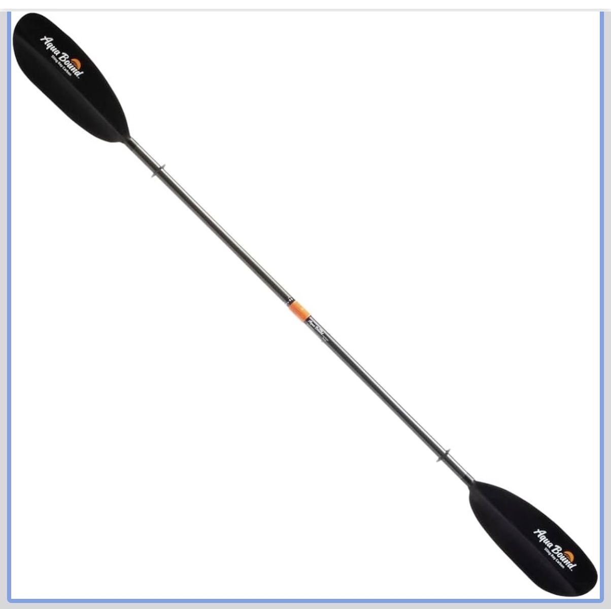 Aqua Bound Kayak Paddle Carbon Shaft 240cm New Flat water 2 Piece