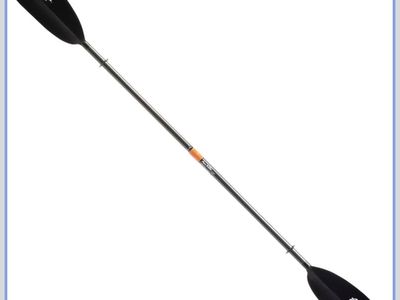 Aqua Bound Kayak Paddle Carbon Shaft 240cm New Flat water 2 Piece