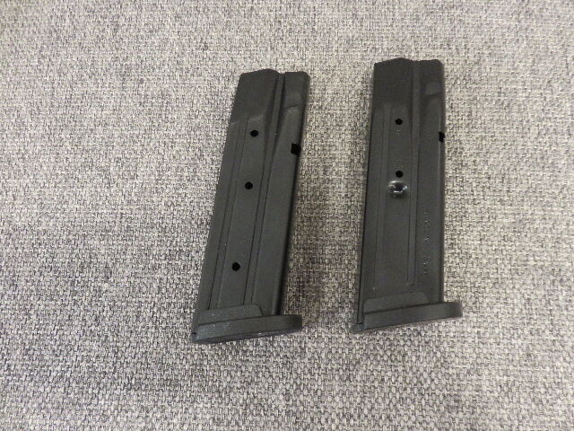 Pair of NEW Sig Sauer P320 / P250 9mm 10-Round Magazines - One Sig Sauer OEM and One Pro-Mag