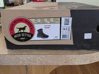 Red Wing Shoes Irish Setter Ravine Hunting Boots Men's Size 10.5 E2, Waterproof, Insulated