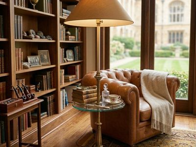 Stiffel Brass Candlestick Floor Lamp