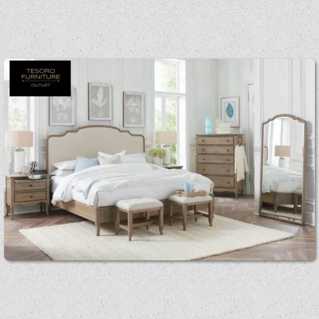 SERENITY 7 PIECE QUEEN BEDROOM SET FREE DELIVERY