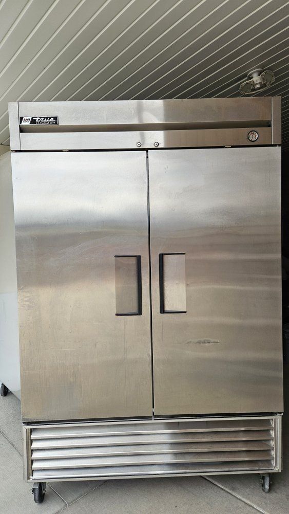 True T-49F Two-Door Commercial Reach-In Freezer - Stainless Steel