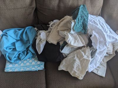 FREE Large fabric scraps