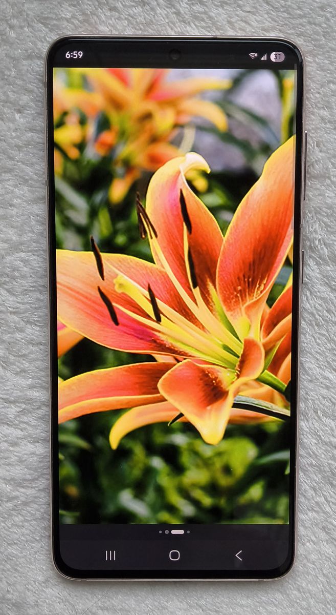 Samsung Galaxy S21 cell phone