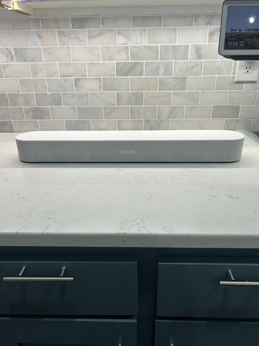 Sonos Beam Compact Smart Soundbar with Voice Control