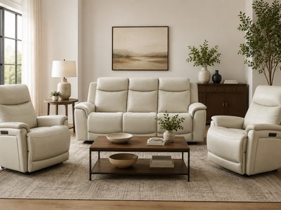 BACK TO SCHOOL POWER RECLINING DEAL – SANDERS LEATHER COLLECTION