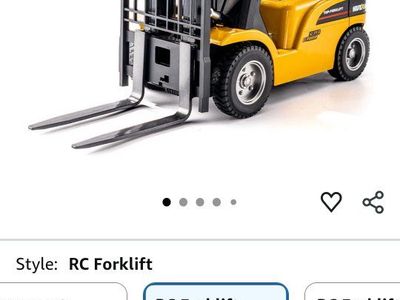 Strong RTR Alloy RC Engineering Construction Vehicle Remote Control Forklift