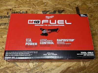 M18 FUEL 18V Lithium-Ion Brushless Cordless 4-1/2 in./5 in. Grinder with Variable Speed & Paddle Switch (Tool-Only)