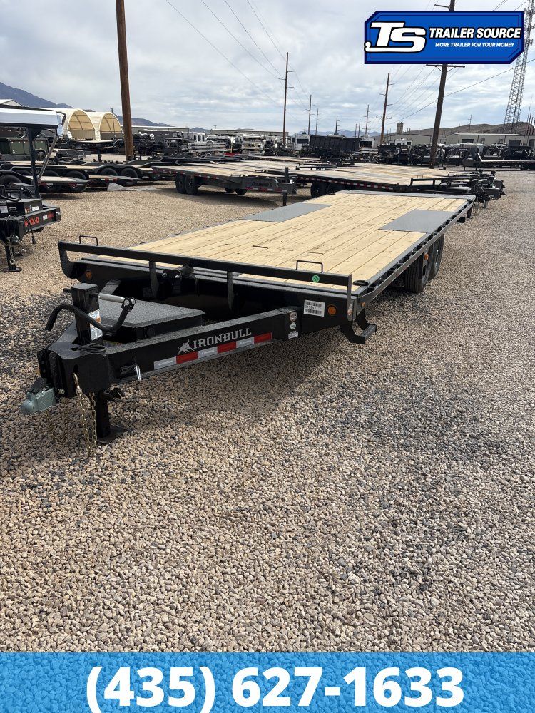 8.5x22 Iron Bull TDP Deckover Tilt Trailer - 14K GVWR -