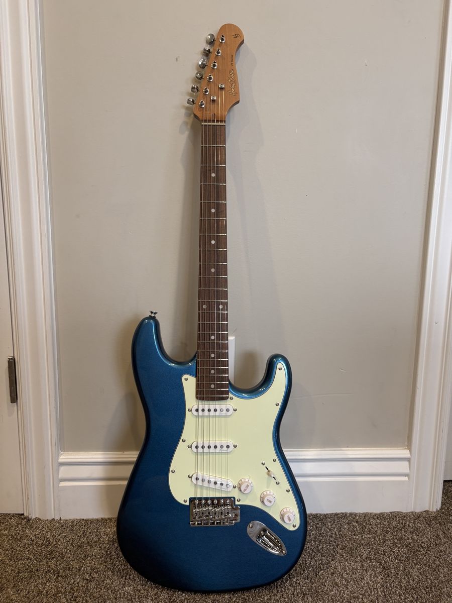 Harley Benton VT Series ST-Style Electric Guitar - Lake Placid Blue