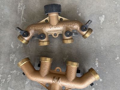 2 4 way water splitters. They work great. $5 for both