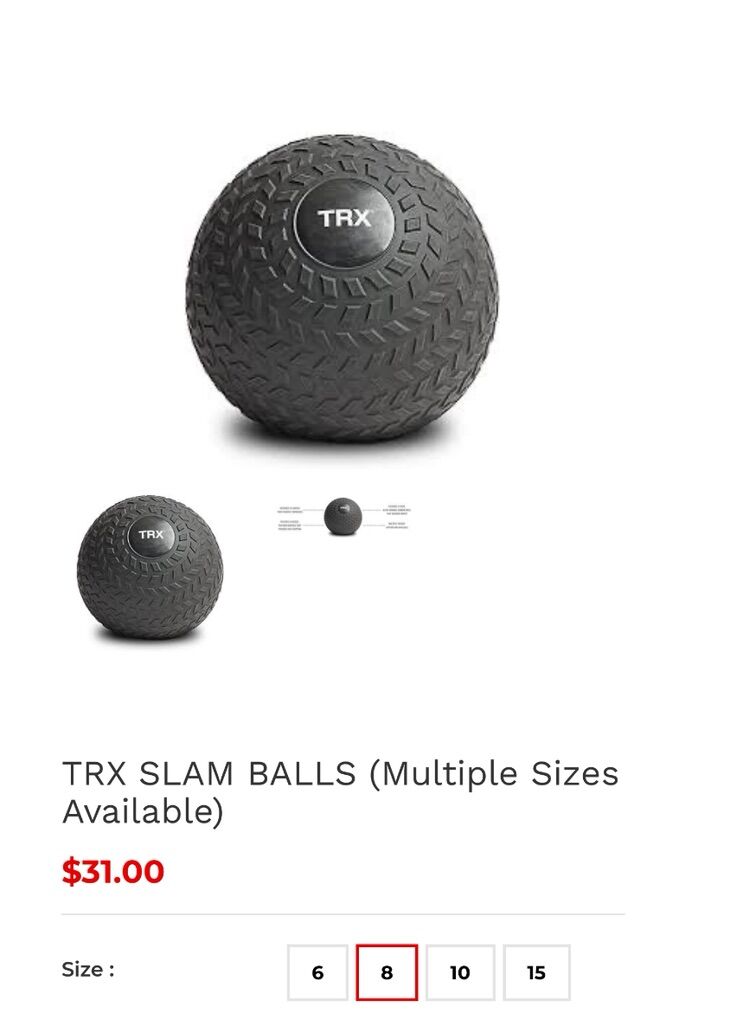 New TRX 8 Pound Slam Ball / Med Ball