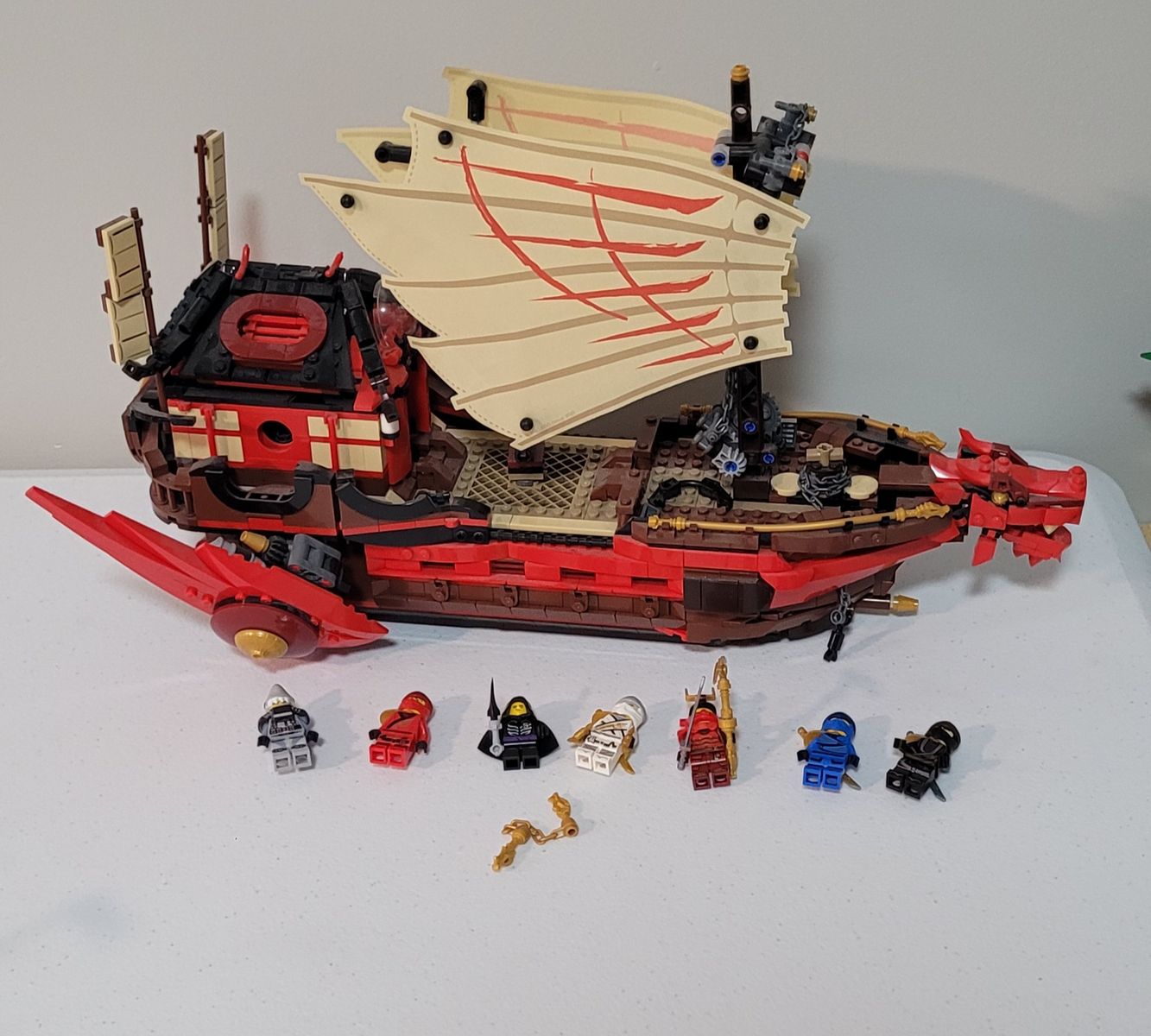 Lego Ninjago Destiny Bounty 71705-complete with minifigures-no box or instructions