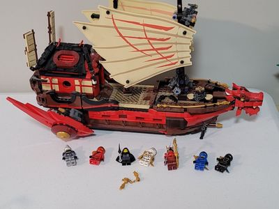 Lego Ninjago Destiny Bounty 71705-complete with minifigures-no box or instructions