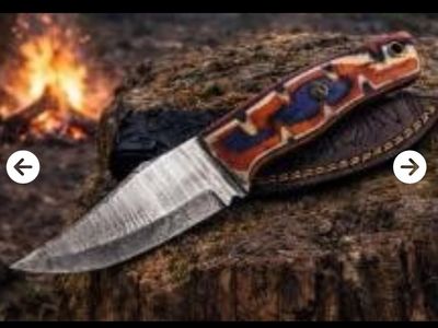 BRAND NEW 8" Damascus Steel Custom Handmade Knife