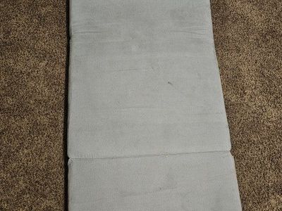 Folding Grey Floor Chair - Convertible Sleeper/Lounger, Compact & Versatile Seating