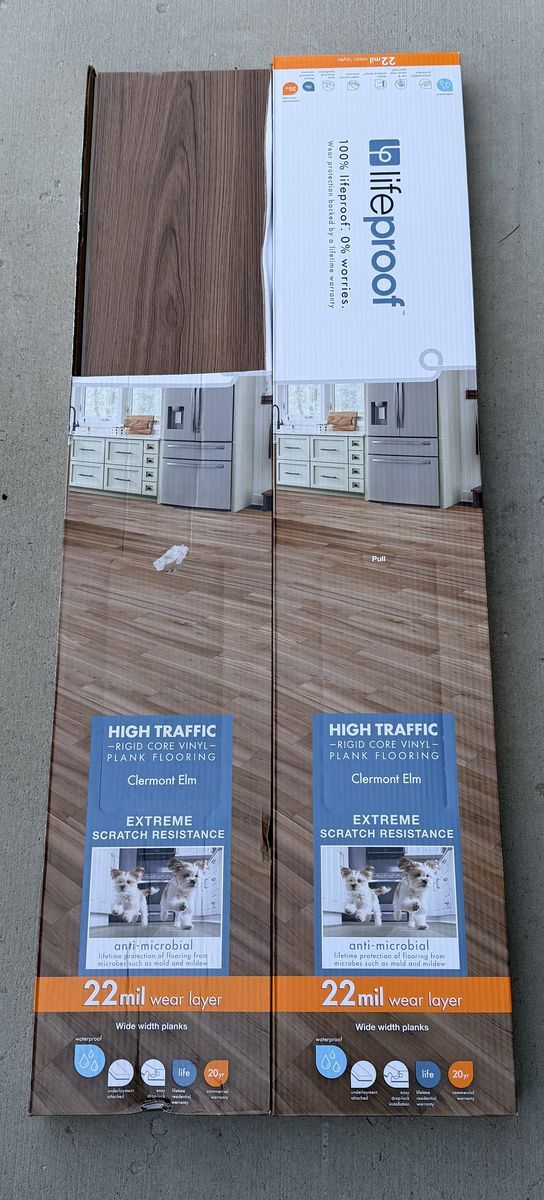 Lifeproof Clermont Elm Waterproof Luxury Vinyl Plank Flooring