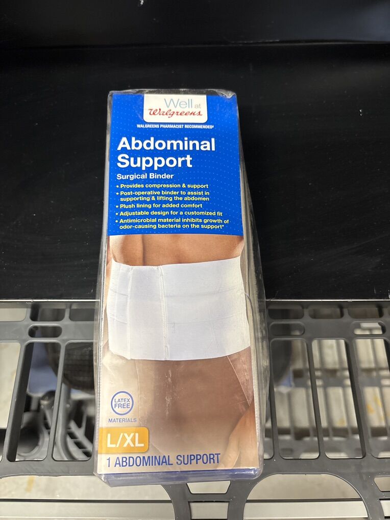 New Abdominal Support Surgical Binder L/XL