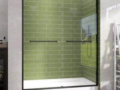 Sliding Shower Doors Black Trim*
60" x 70"