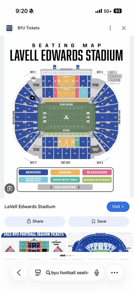 3 BYU Utah Tech Football Saturday September 5 lower bowl 